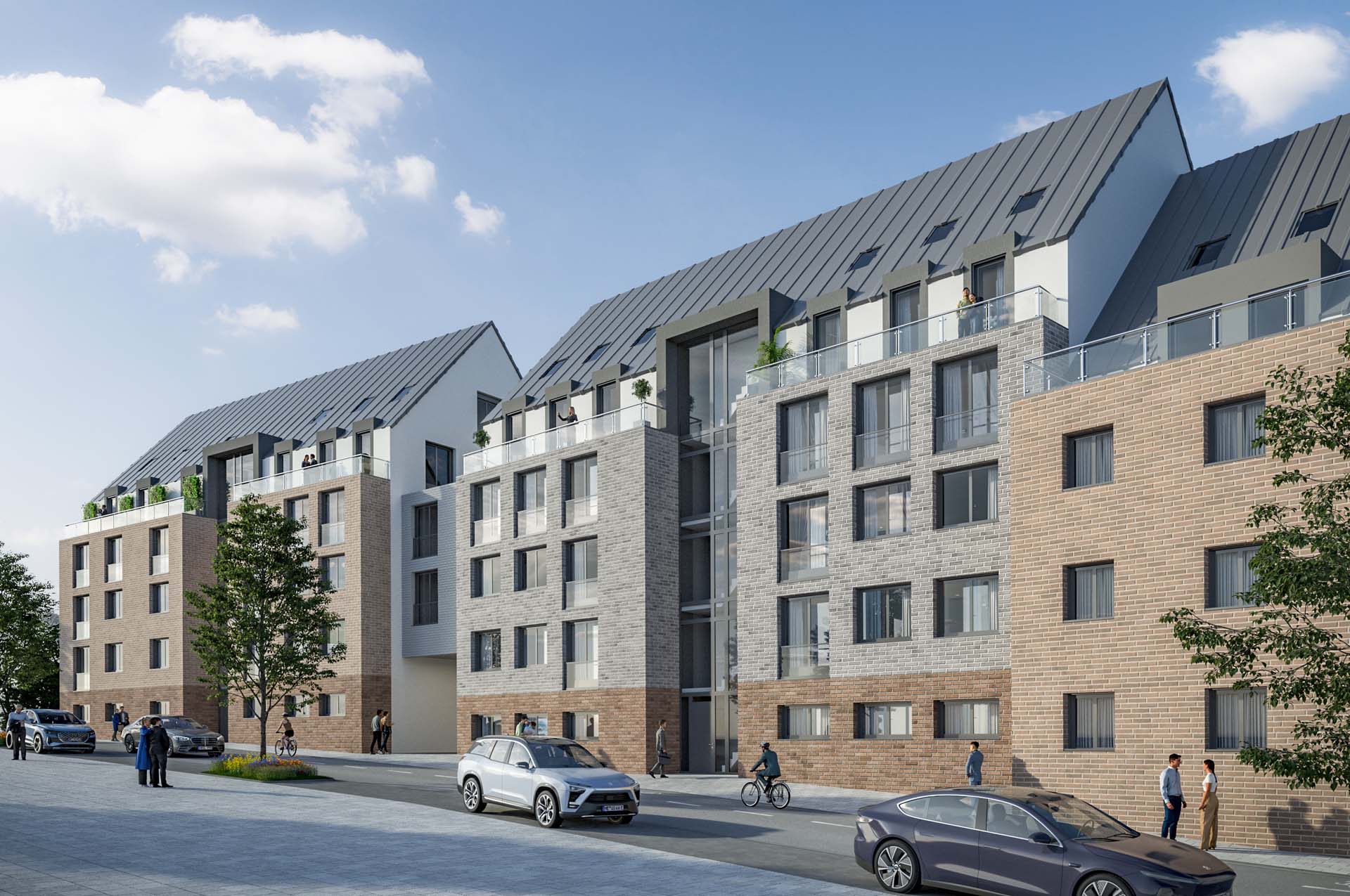 Stadtquartier am Rathhaus Strassenansicht